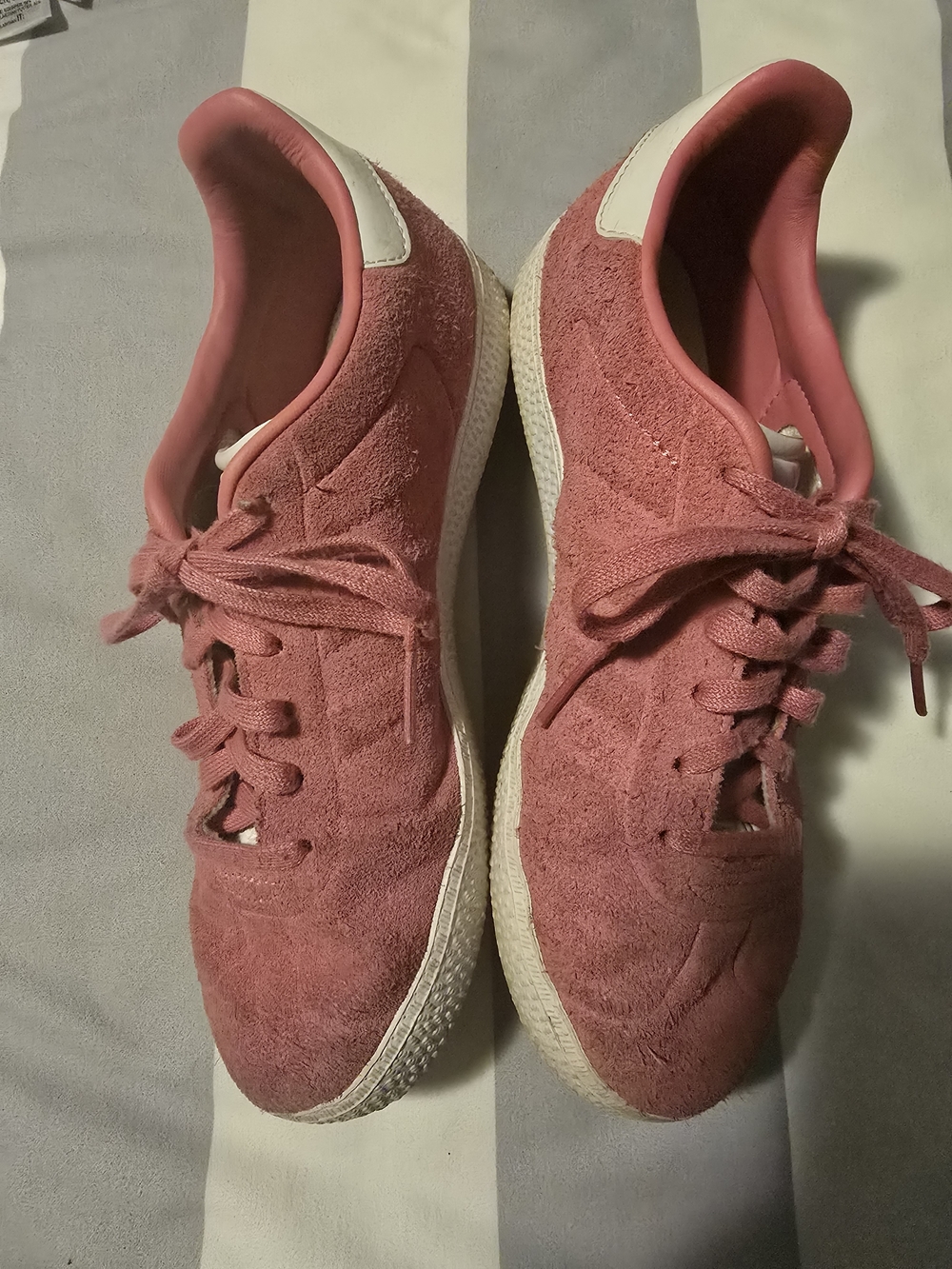 adidas Gazelle Women's Dusty Rose Suede Lace-Up Sneakers